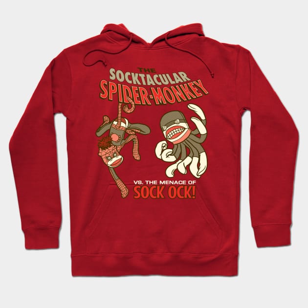 The Socktacular Spider-Monkey Hoodie by CheddarTees